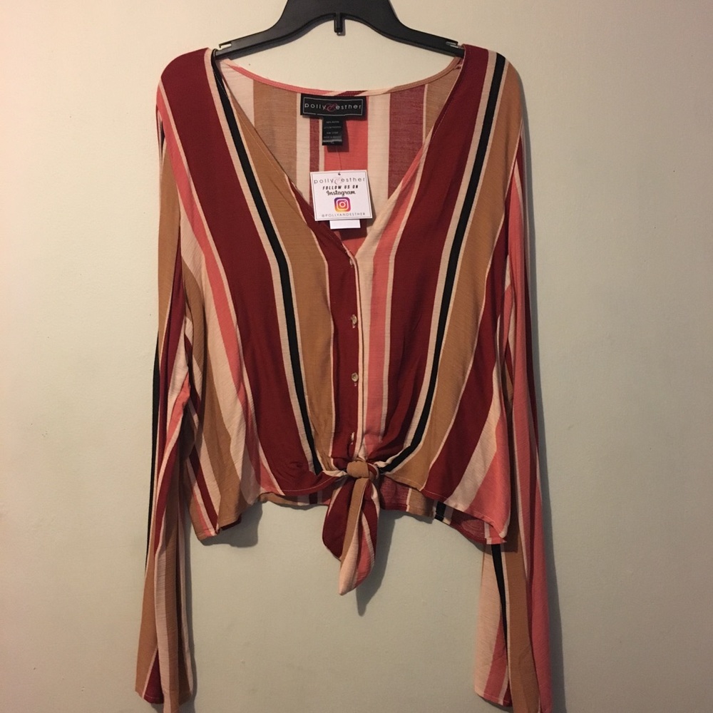 Striped Long-Sleeve Top